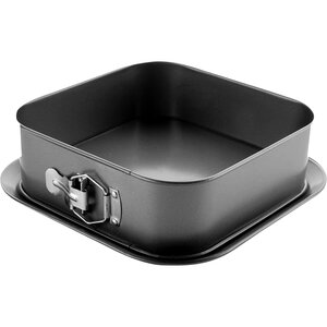 Moule démontable carré antiadhésif avec base supplémentaire 17x17 cm IBILI