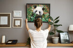 Tableau Broderie Diamant Crystal Art 40x50cm Panda