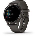 GARMIN Venu 2S - Montre connectée GPS - Gray - Bracelet gris foncé