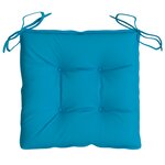 vidaXL Coussins de chaise 6 Pièces bleu clair 50x50x7 cm tissu oxford