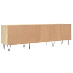 vidaXL Meuble TV chêne sonoma 150x30x44 5 cm bois d'ingénierie