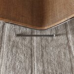Tapis en laine gris  à franges - 170 x 240 cm