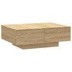 vidaXL Table basse Chêne sonoma 90x60x31 cm Aggloméré