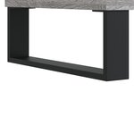 vidaXL Buffet haut Sonoma gris 34 5x34x180 cm Bois d'ingénierie
