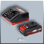 Einhell taille-haies sans fil "ge-ch 1846 li kit" 2 ah 18 v