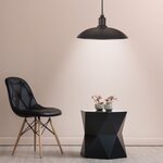 Smartwares Lampe suspendue à LED plate 32x32x8 cm Doré rose
