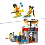 Lego 60328 city le poste de secours sur la plage  jouet de construction  quad et plaque route  cadeau pour enfants +5 ans