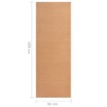 vidaXL Tapis BCF Beige 80x200 cm