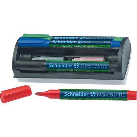 Marqueur pour tableau blanc Maxx Eco 655,4 couleurs assorties SCHNEIDER