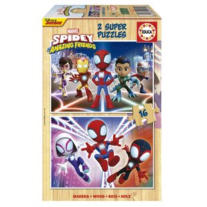 2 X 16 pieces Spidey et des super amis