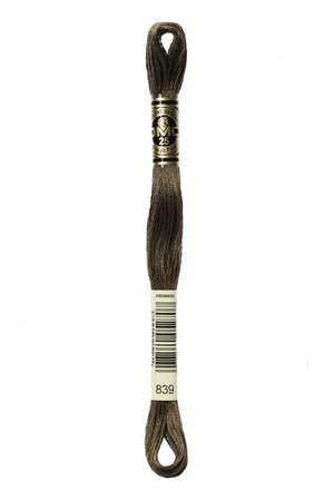 Fil Mouliné DMC Gold Concept 8M Col. 839 Broderie et Point de Croix