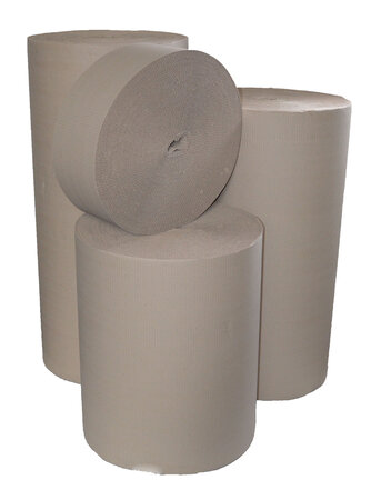 Rouleau de carton ondulé, 50cm x 70m, 80 g/m2