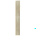 vidaXL Meuble de machine à laver Chêne Sonoma 64x25 5x190 cm Aggloméré
