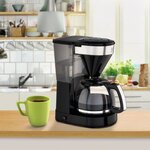 Melitta easy top ii 1023-04 - cafetière filtre - 1050 w - noir
