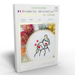 Coffret DIY - Broderie décorative - Sororité