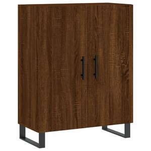 vidaXL Buffet chêne marron 69 5x34x90 cm bois d'ingénierie
