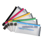 Pochette À Fermeture Éclair En Plastique Souple - X 10 - Exacompta