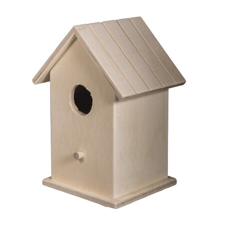 Boîte Nichoir en bois FSC Mix Credit  12 5x10x17cm  en deux pièces