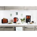 Moulinex fg360d11 subito cafetière filtre  1.25 l soit 10/15 tasses  machine à café électrique  porte-filtre pivotant - rouge