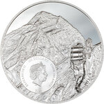 Monnaie en argent 100 dollars g 1000 (1 kg) millésime 2023 first ascent mount everest