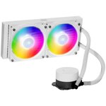 COOLER MASTER - MasterLiquid ML240 Illusion ARGB - Refroidissement liquide PC - Radiateur 240mm - Blanc