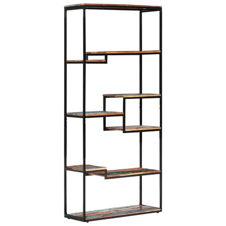 vidaXL Bibliothèque 80x30x180 cm Bois solide de récupération