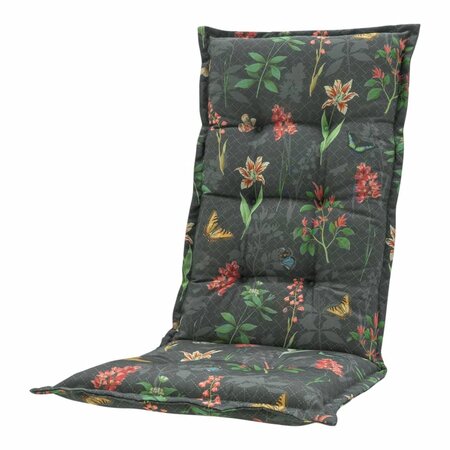Madison Coussin de chaise à haut dossier Clea 123x50 cm gris