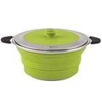 Outwell faitout pliable avec couvercle 2 5 l m vert citron 650628