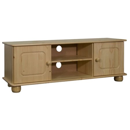 vidaXL Meuble TV 115x29x40 cm Bois de pin massif
