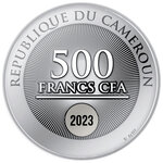 Pièce de monnaie en Argent 500 Francs g 10 Millésime 2023 MAURYCY GOTTLIEB AHASWER