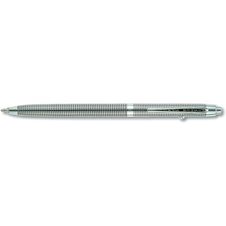 Stylo Bille B4 Space 1 Corps Chrome Quadrillé Pointe Moyenne Noir FISHER SPACE PEN