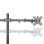 Newstar support de bureau réglable de 2 moniteurs 10"-32" 4-40 cm noir
