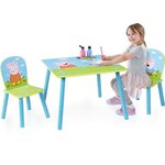 Peppa Pig - Ensemble table et 2 chaises pour enfants