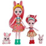 Enchantimals - bree lapin et petite soeur - poupée