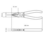 Beta tools pinces à combinaison  1150bm 180 mm 011500038