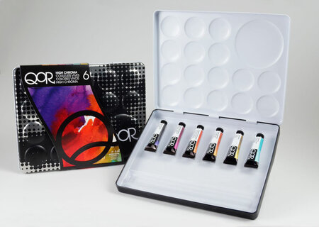 Aquarelle QoR Set découverte 6 couleurs vives