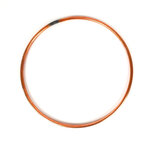Armature abat-jour cercle cuivré Diamètre 10 cm