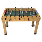 Baby foot teenager  table de baby pour enfant  122 x 61 x 81 cm - beige et noir