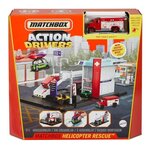 Matchbox playset helicoptere - circuit / petite voiture - 3 ans et +