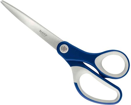 Blister d'une paire de ciseaux ergonomique 205 mm Bleu LEITZ