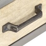 vidaXL Meuble TV 120x30x40 cm Bois massif de manguier