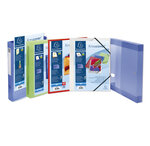 Chemise À Élastiques 3 Rabats Polypropylène Translucide Krea Cover - A4 - X 25 - Exacompta
