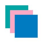 3 vinyles permanents 91 x 33 cm - océan  rose clair  aqua