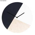 Aiguilles d'horloge "modern"  noir  88mm / 117mm + capuchon  1 pce.