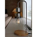 United Entertainment Lampe à lévitation magnétique avec base en chêne