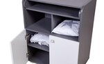 Commode à langer POLSKA SIMPLE BLANC-GRIS