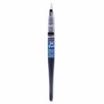 Pinceau a reservoir - ink brush - bleu cobalt imitation - sennelier