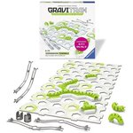 Gravitrax set d'extension tunnels - jeu de construction stem - circuit de billes créatif - ravensburger 18 pieces - des 8 ans