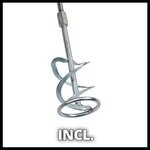 Einhell mélangeur à mortier/peinture sans fil te-mx 18 li-solo 18 v