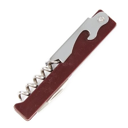 Tire bouchon de serveur professionnel bordeaux -  - acier inoxydable